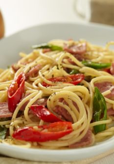 spaghetti aop smokeed beef