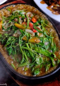 hot plate kangkung